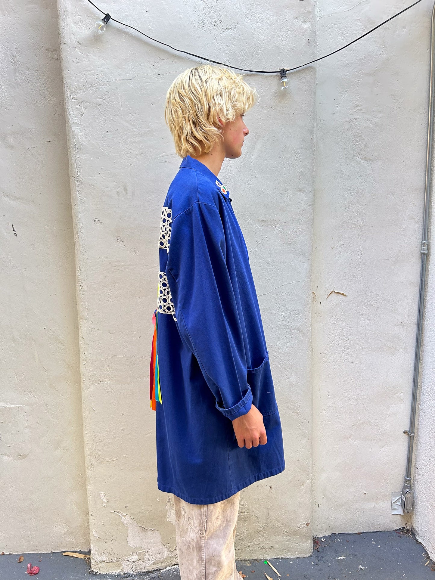 RIBBONS WORK LABCOAT Artist Collab | Karen Lebati