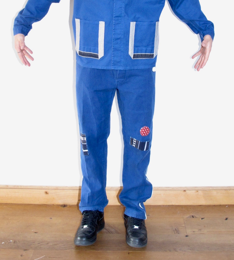 BLUE WORKWEAR PANTS ,ONE OF A KIND