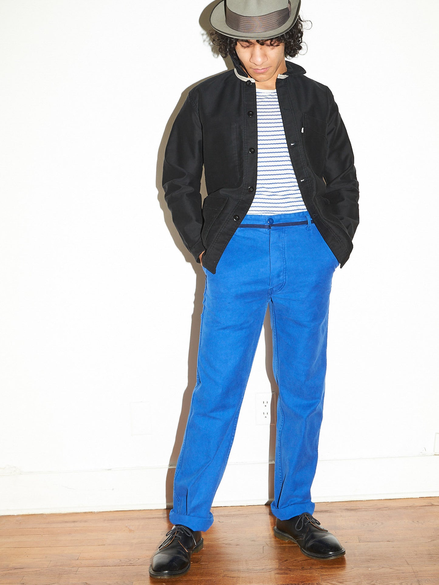 Veste de Charpentier noir (Moleskin workwear jacket)