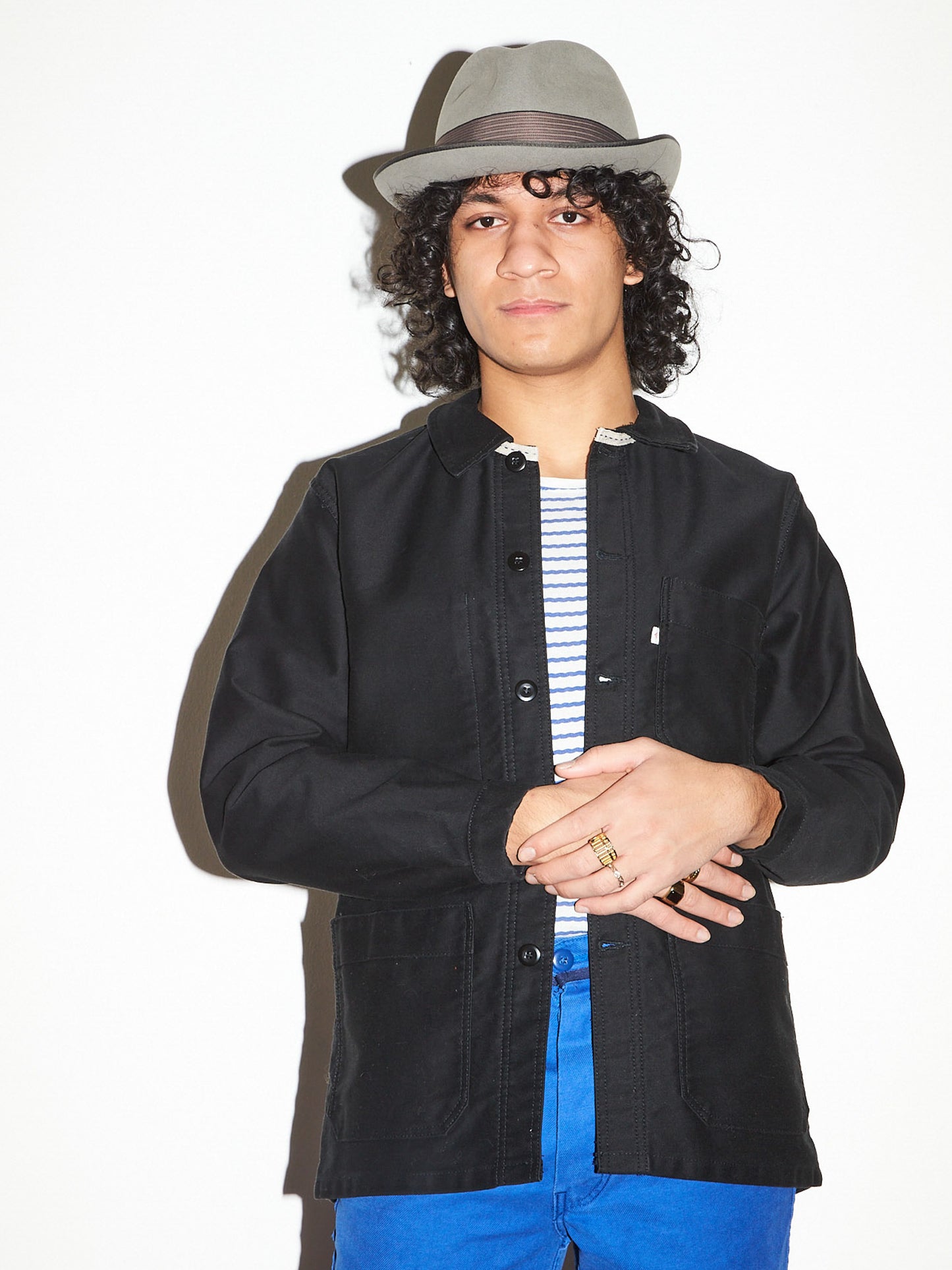 Veste de Charpentier noir (Moleskin workwear jacket)