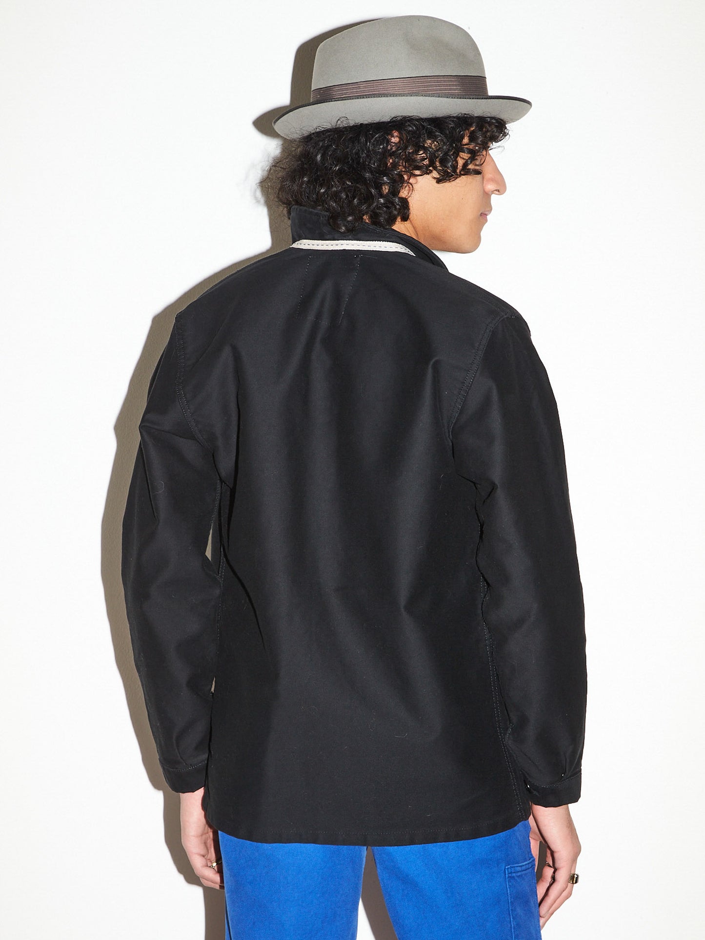 Veste de Charpentier noir (Moleskin workwear jacket)