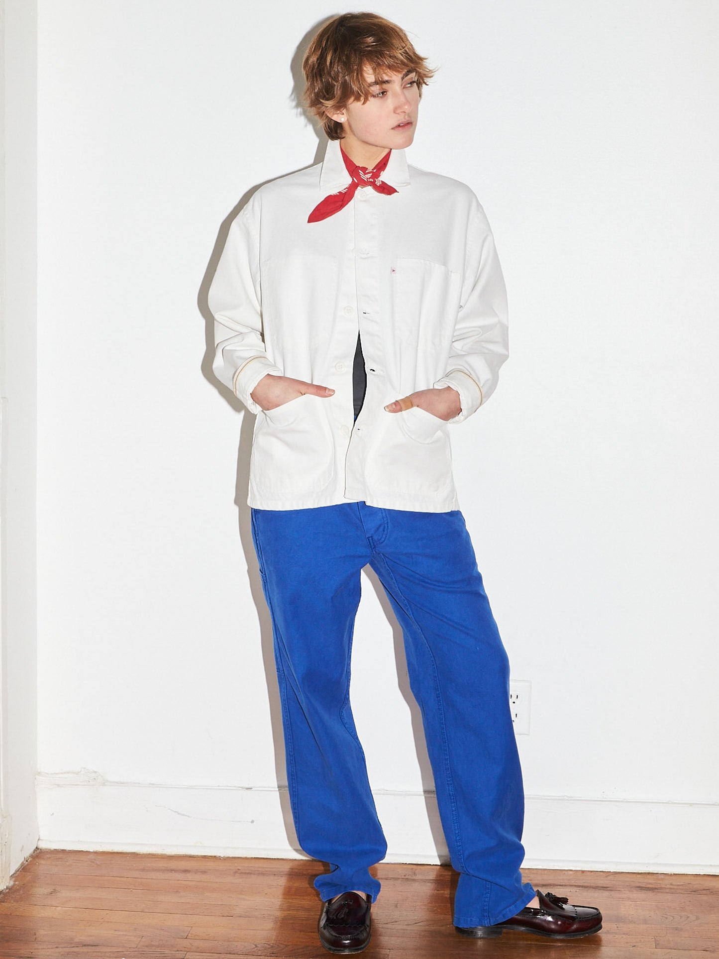 Veste de peintre blanche (Workwear Jacket)