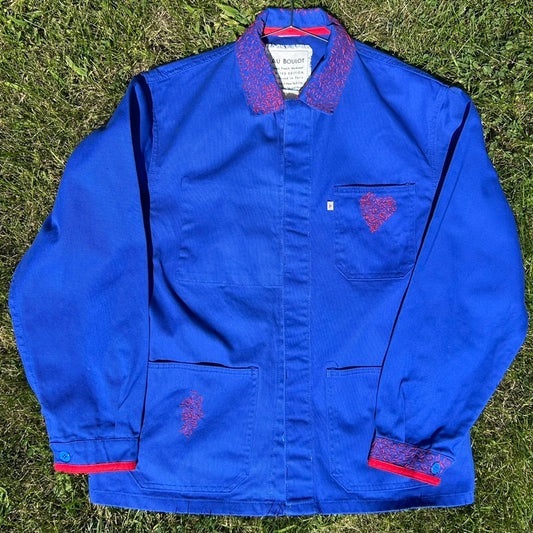 EMBROIDERED BUGATTI JACKET Artist Collab | Barbee