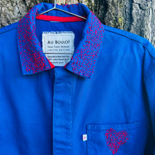 EMBROIDERED BUGATTI JACKET Artist Collab | Barbee