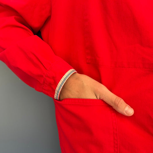 RED FRENCH WORKWEAR JACKET