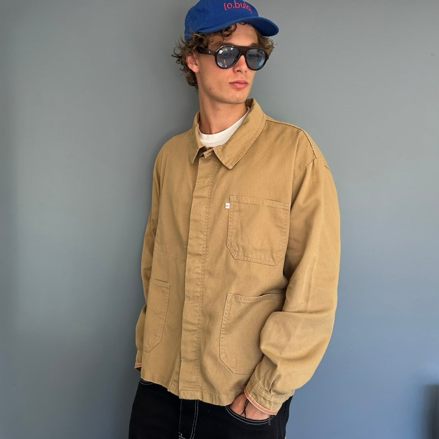 BEIGE FRENCH WORKWEAR JACKET
