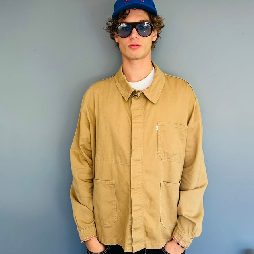 BEIGE FRENCH WORKWEAR JACKET