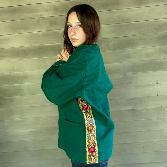 One-of-a-Kind Vintage Green Workwear Jacket — Size M