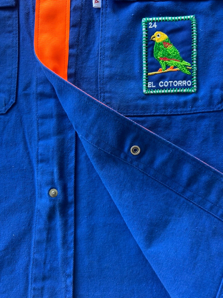 One-of-a-Kind Vintage Workwear Shirt —M