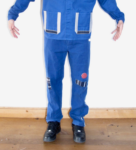 BLUE WORKWEAR PANTS ,ONE OF A KIND