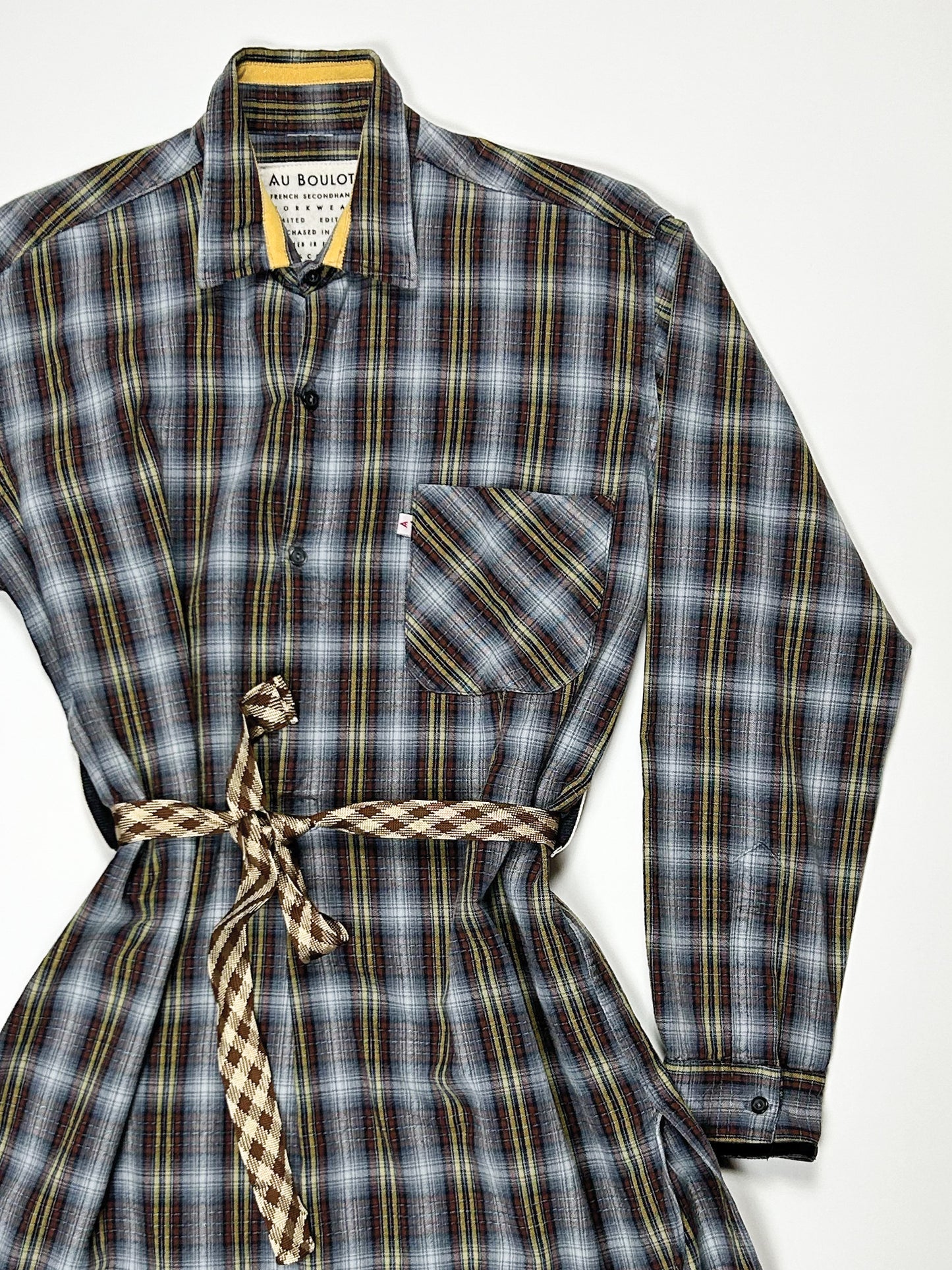 FRENCH WORKWEAR SHIRT DRESS