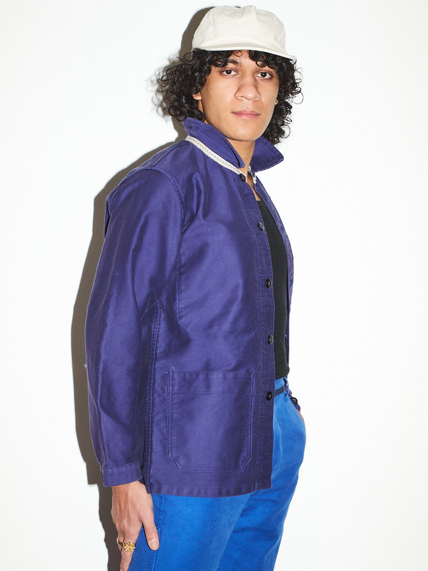 Veste de Charpentier Marine (Moleskin workwear jacket)