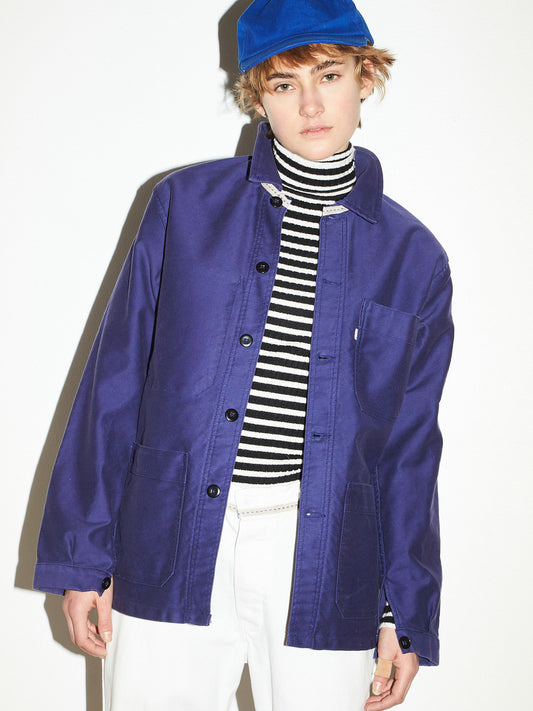 Veste de Charpentier Marine (Moleskin workwear jacket)